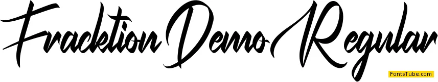 Fracktion Demo Font