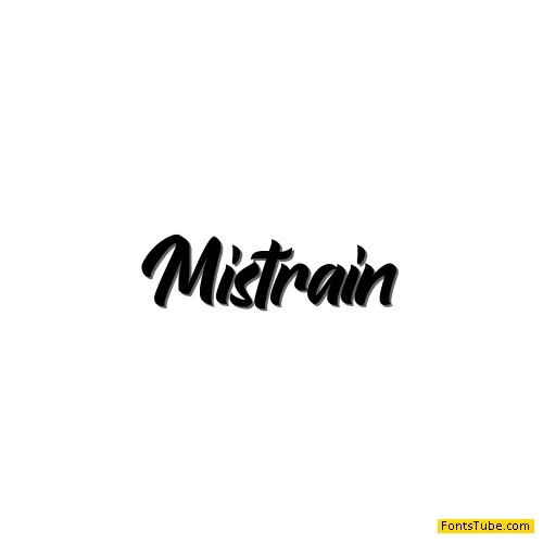 Mistrain Font