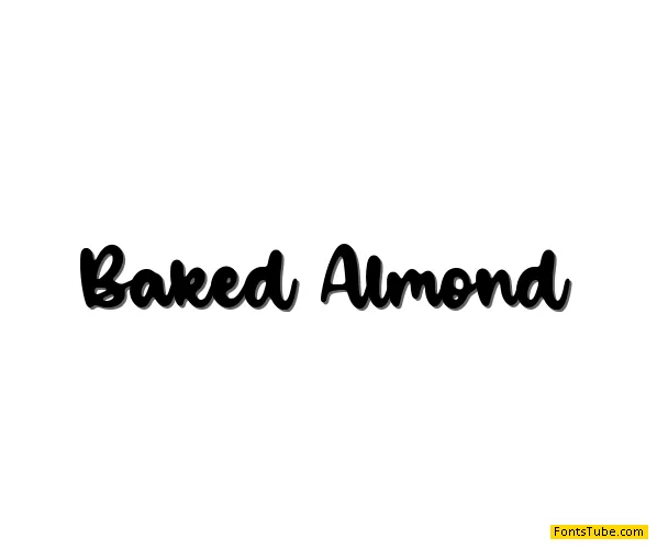 Baked Almond Font