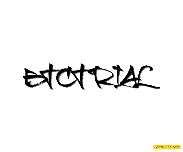 brushTip-C Font
