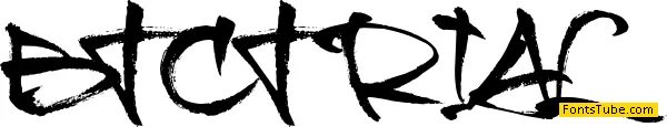 brushTip-C Font