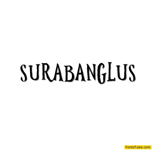 Surabanglus Font