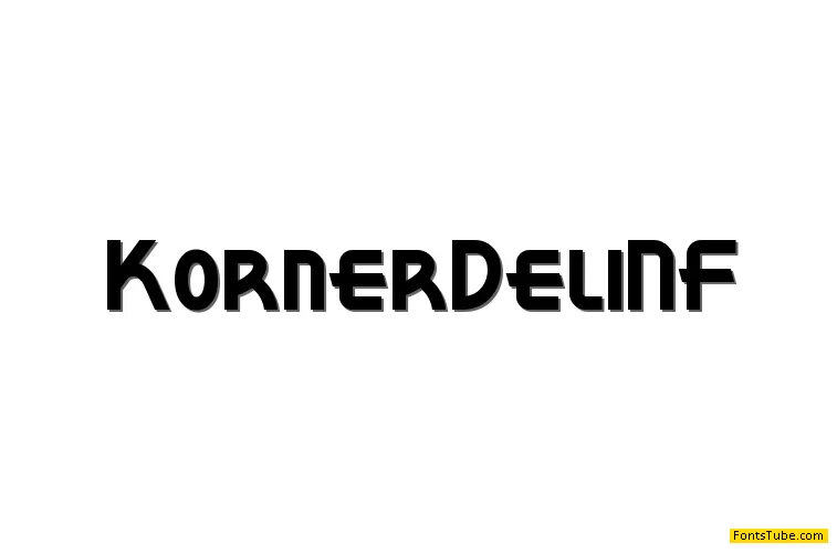 Korner Deli NF Font