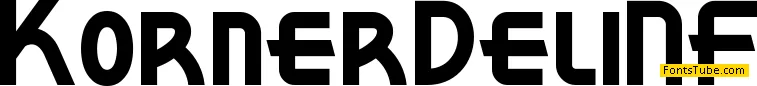 Korner Deli NF Font