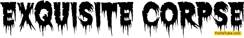 Exquisite Corpse Font
