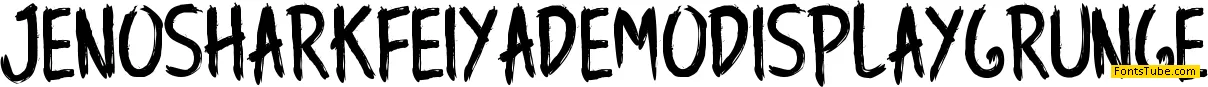 Jenoshark Feiya Demo Font Family