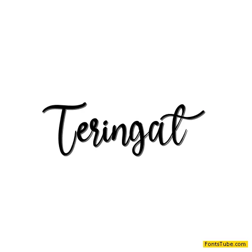 Teringat Font