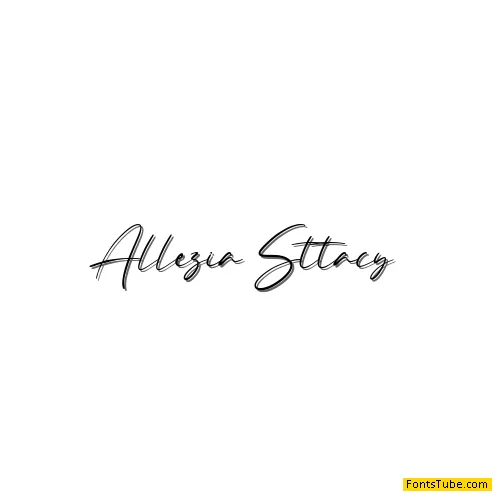 Allezia Sttacy Font