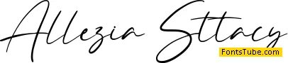 Allezia Sttacy Font