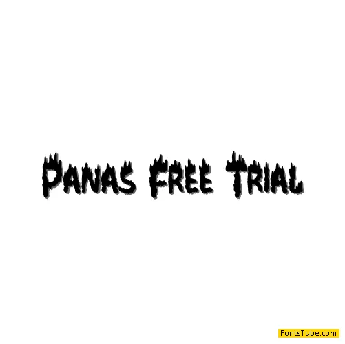 Panas Free Trial Font