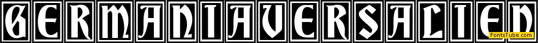 Germania Versalien Font