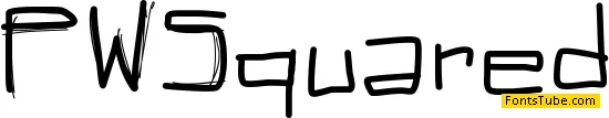 PWSquared Font