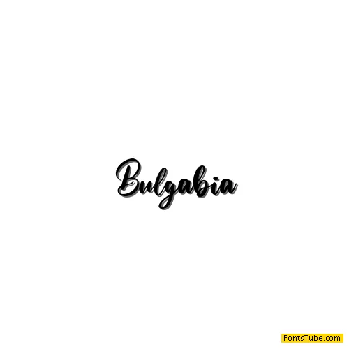 Bulgabia Font