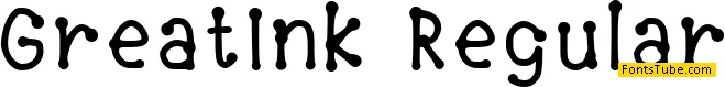Great Ink Font