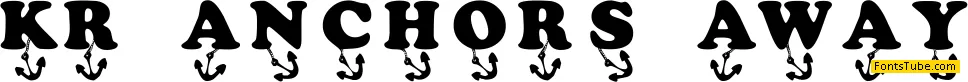 KR Anchors Away Font