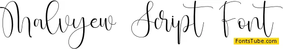 Malvyew Script