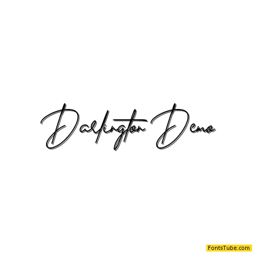 Darlington Demo Font