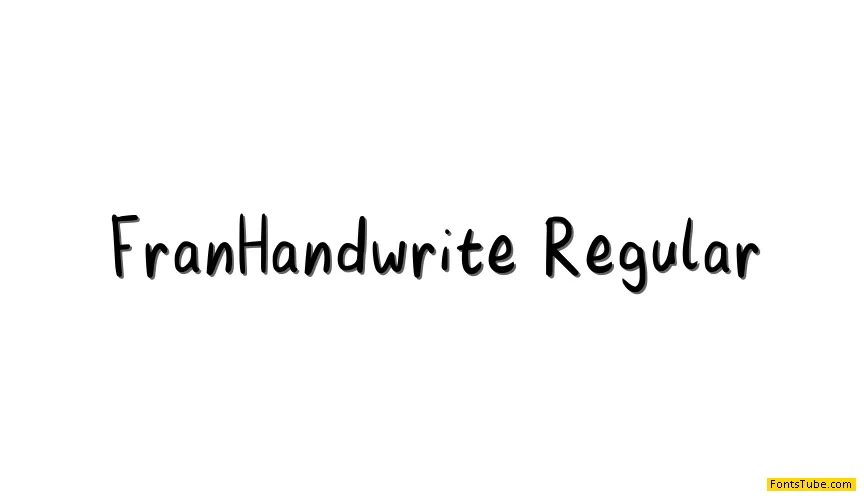 Fran Handwrite Font