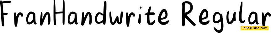 Fran Handwrite Font