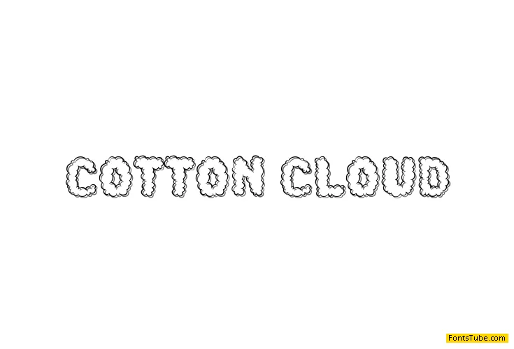 Cotton Cloud Font