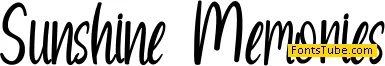 Sunshine Memories Font