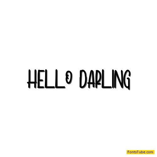 Hello Darling Font