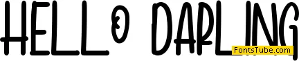 Hello Darling Font