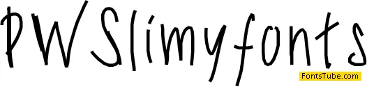 PWSlimyfonts Font