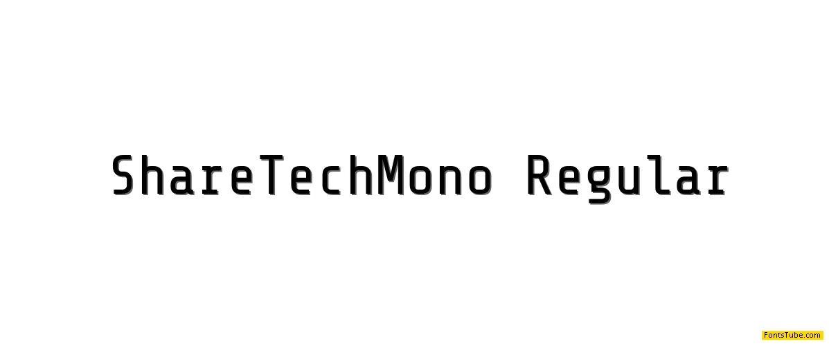 Share Tech Mono Font