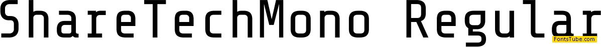Share Tech Mono Font