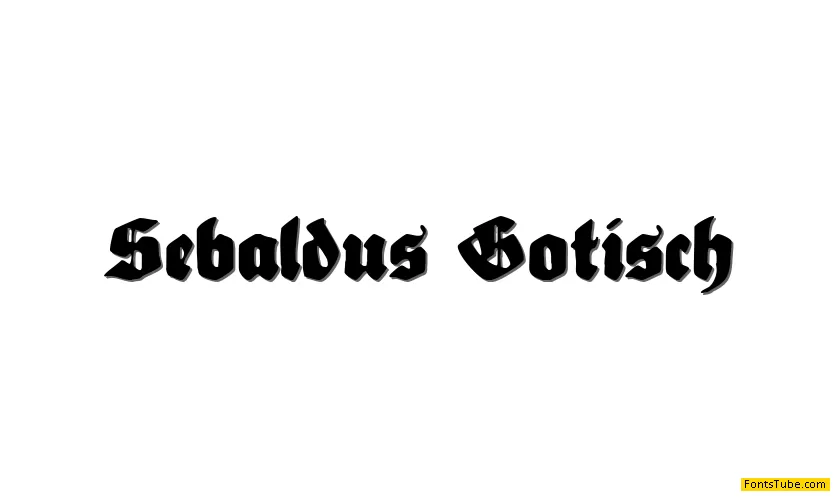Sebaldus Gotisch Font