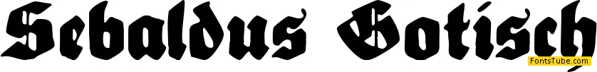 Sebaldus Gotisch Font