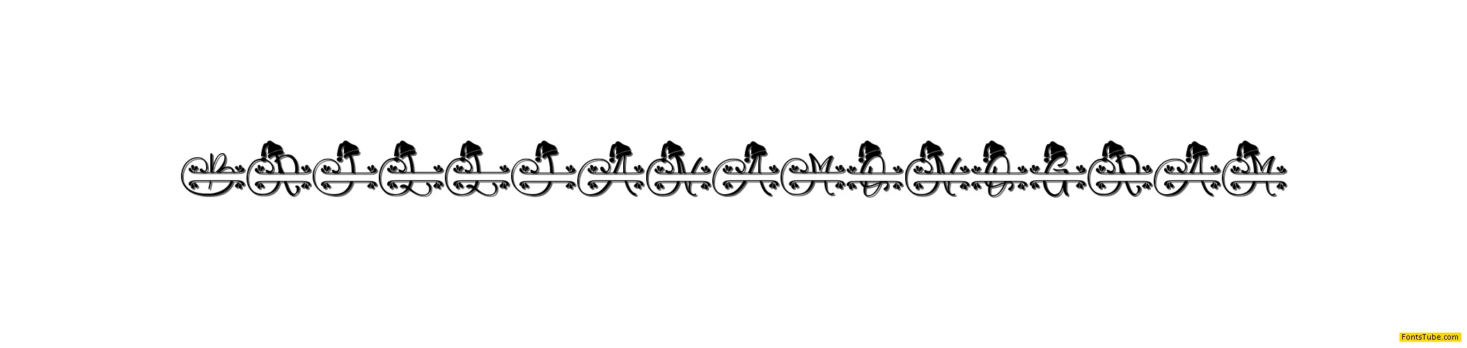 Brilliana Monogram Font