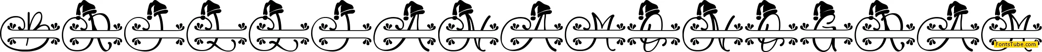 Brilliana Monogram Font