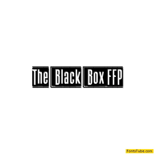 The Black Box Font