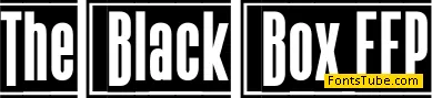 The Black Box Font