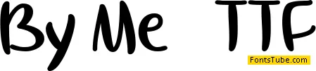 By Me Font