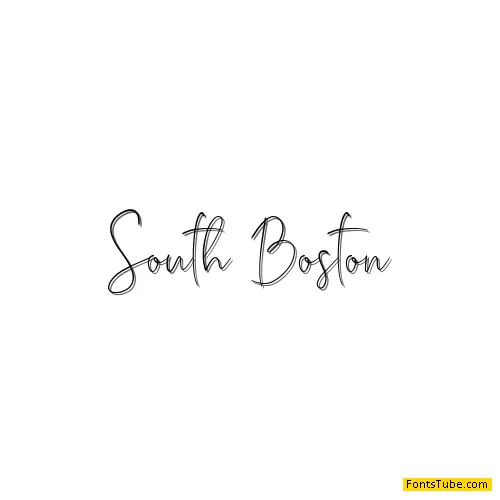 South Boston Font