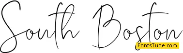 South Boston Font