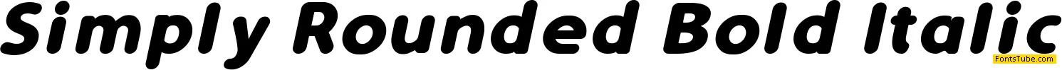 Simply Rounded Font Family