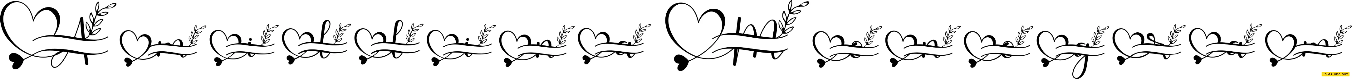 Amillina Monogram Font