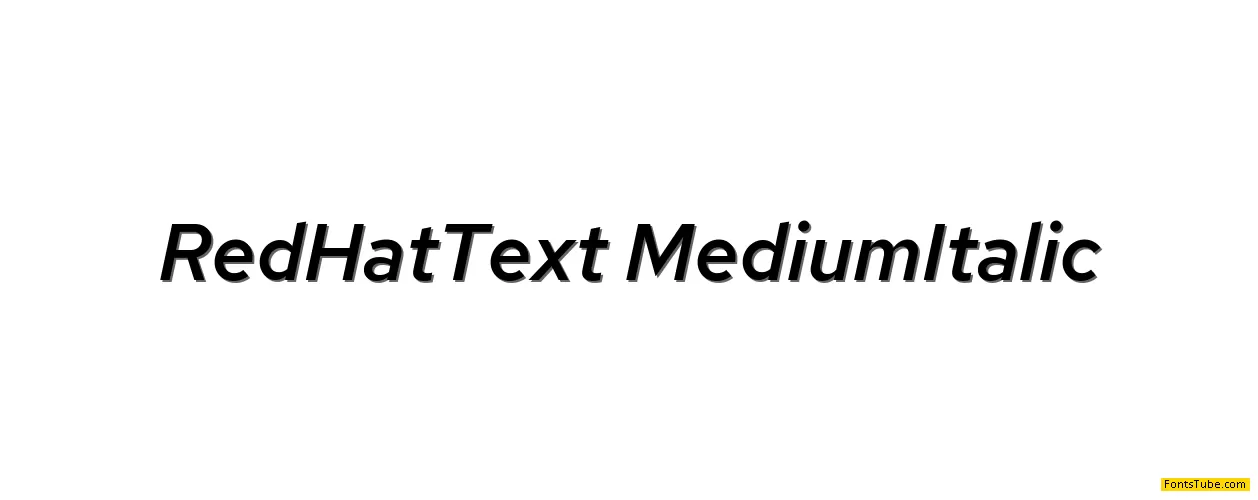 Red Hat Font Family