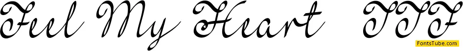 Feel My Heart Font