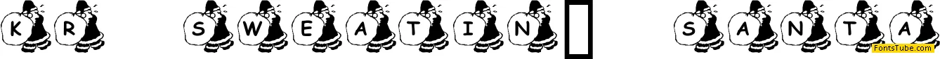 KR Sweatin' Santa Font