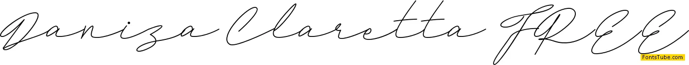 Daniza Claretta FREE Font