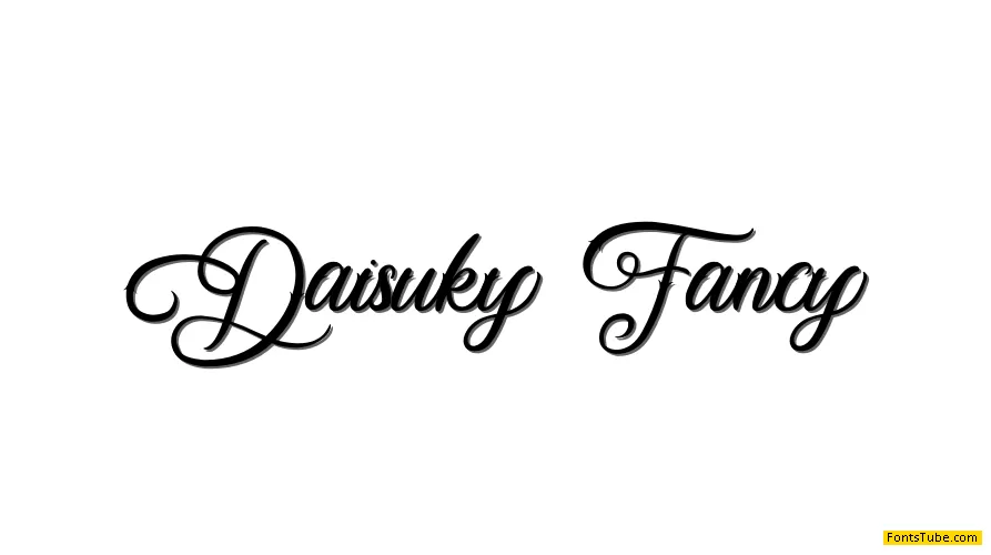 Daisuky Fancy Font