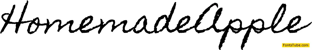 Homemade Apple Font