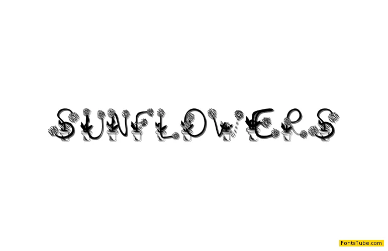 Sunflowers Font