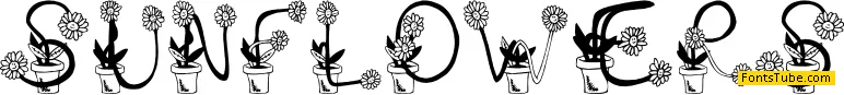 Sunflowers Font