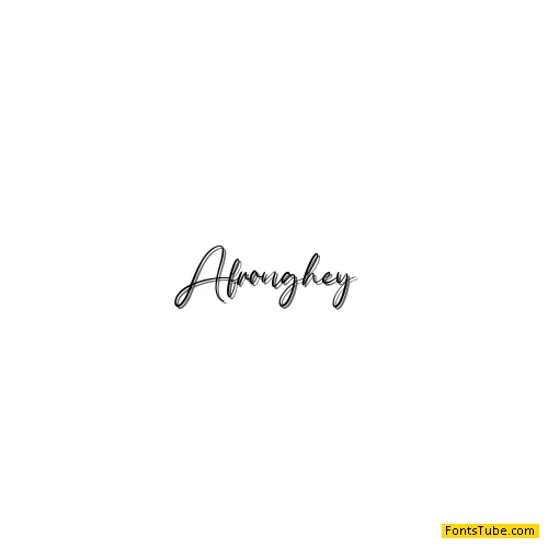 Afronghey Font